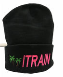 ITRAIN embroidered logo Beanie _ Pink